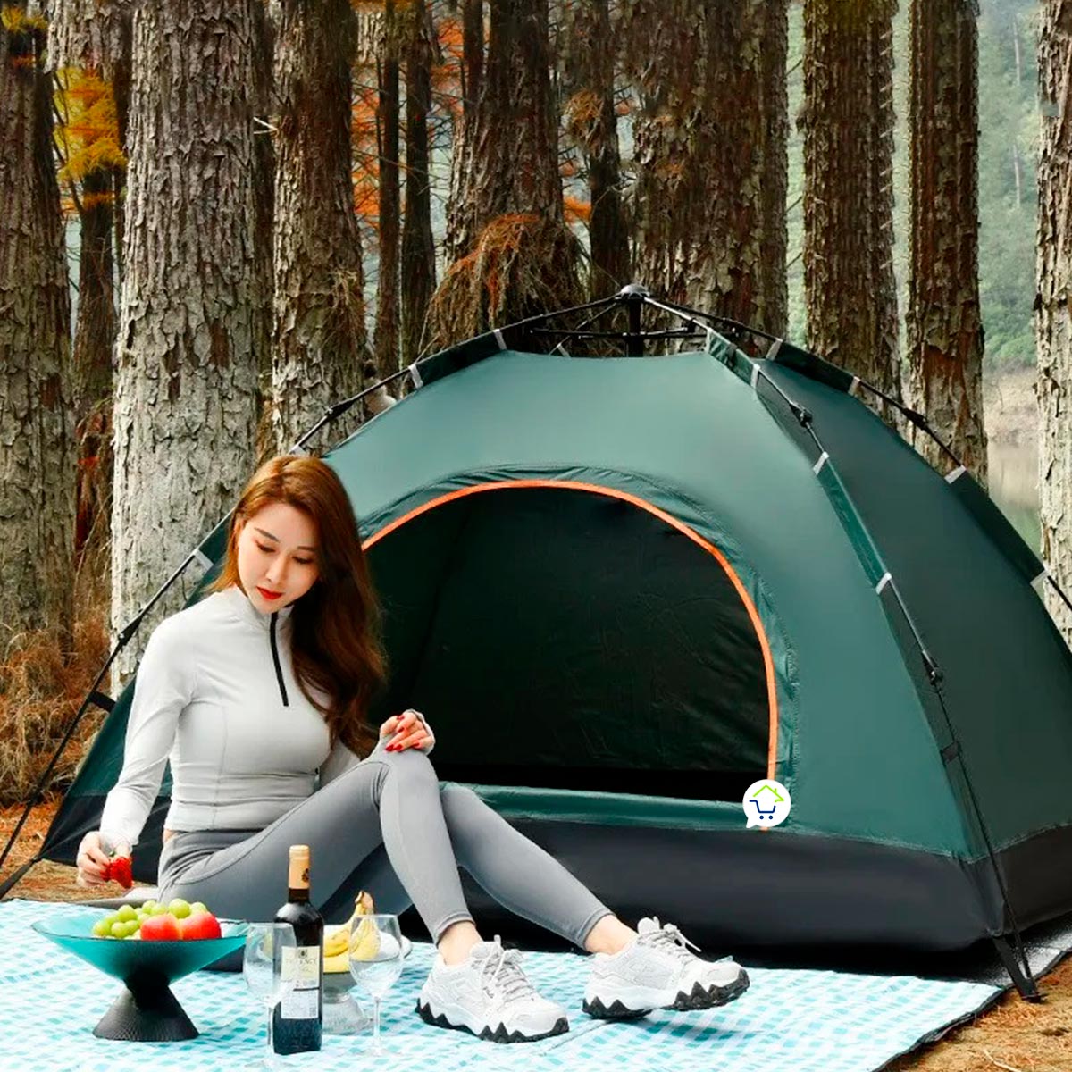 Miniatura 4 de Carpa Camping 3 Persona Automatica 2X15M